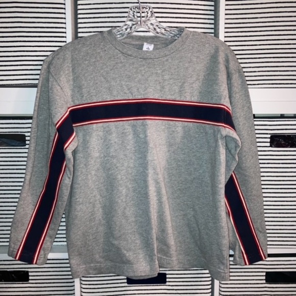 Gap Kids Boy's Sweater | Crew Neck | Gray | Size Large (10) - Picture 3 of 5